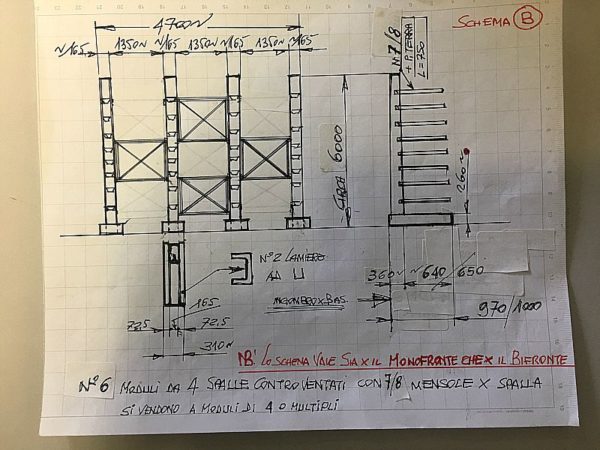 Cantilever monofronte e bifronte usato - immagine 12