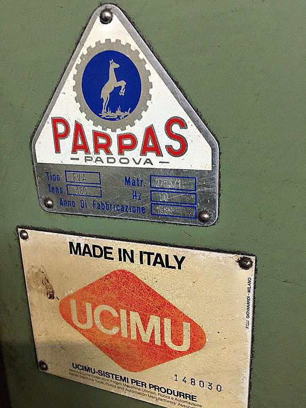 Fresatrice_testa_veloce_parpas_mod_Fva_con_piano_magnetico_attrezzatura_officina_meccanica