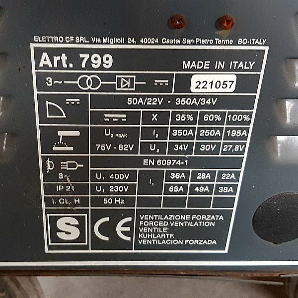 Saldatrice_ad_arco_ELETTRO_modello_ARC 401 DC_1_attrezzatura_officina_meccanica
