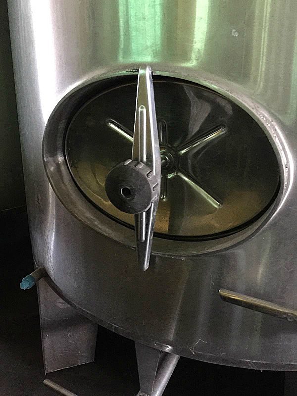 Tini_acciaio_25 HL_ per_vino_o_olio_attrezzatura_officina_meccanica