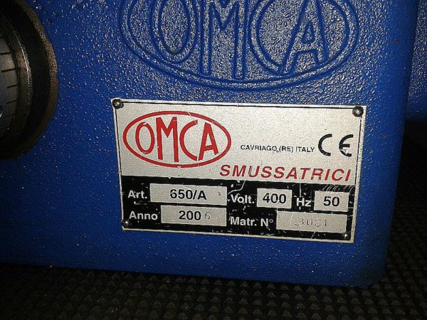 Smussatrice_OMCA_650A_M3021_attrezzatura_officina_meccanica