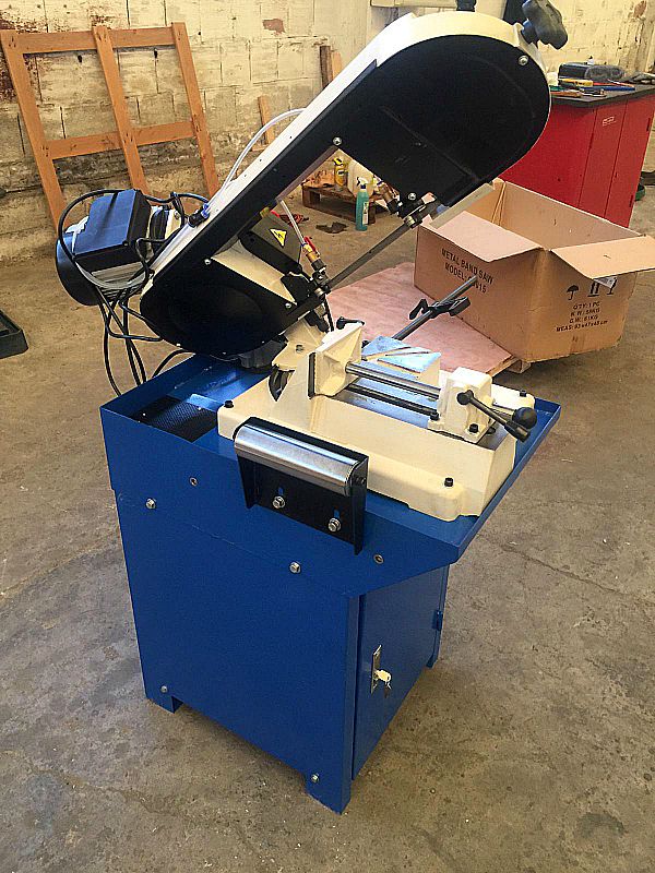 Sega_a_nastro_220v_taglio_150_mod.g_5015_fallimenti_attrezzatura_occasione