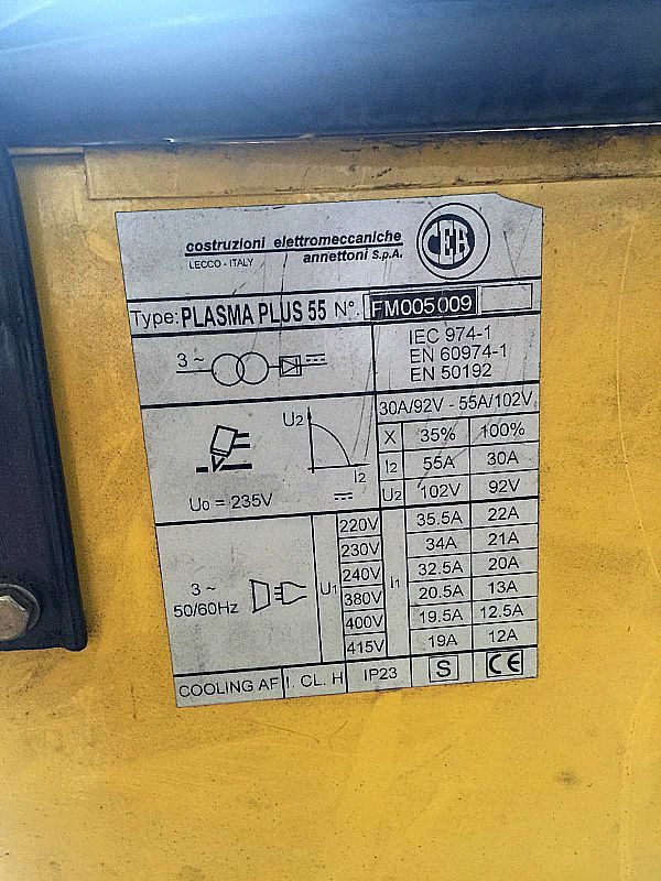 Plasma_manuale_CEA_plasma_plus_55_attrezzatura_officina_meccanica