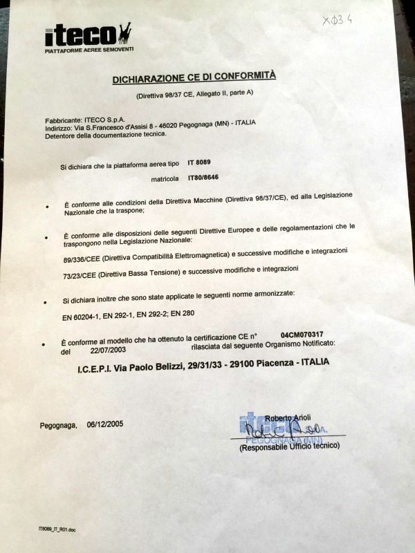 Piattaforma_elettrica_a_forbice_Iteco_8_metri_Attrezzatura_officina_meccanica