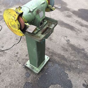 Mola_Stayer_a_due_dischi_da_200_con_piedistallo_attrezzatura_officina_meccanica