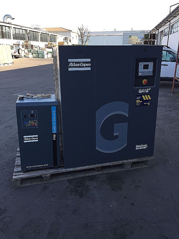 Compressore_atlas_copco_GA_18_con_essicatoio