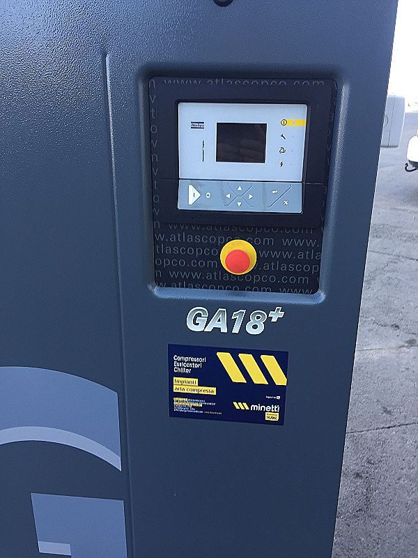 Compressore_atlas_copco_GA_18_con_essicatoio