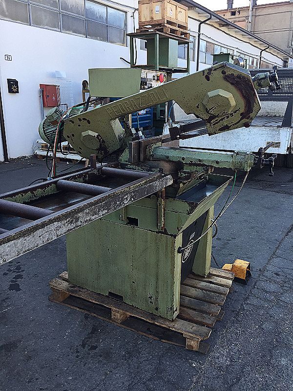 Sega_a_nastro_Pedrazzoli_S.N_270_semiautomatica_con_rulliera