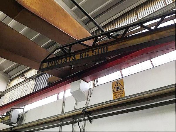 Bandiera_Demag_con_paranco_Demag_500_kg