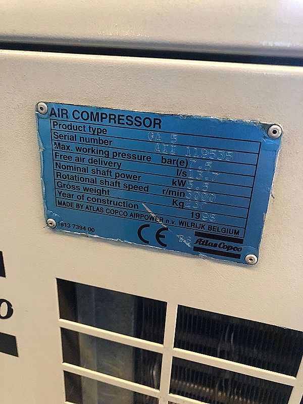 Compresore_atlas_copco_GA_5_FF_con_essicatore